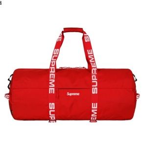 SOLD!!!! Supreme Logo Large Duffle Bag